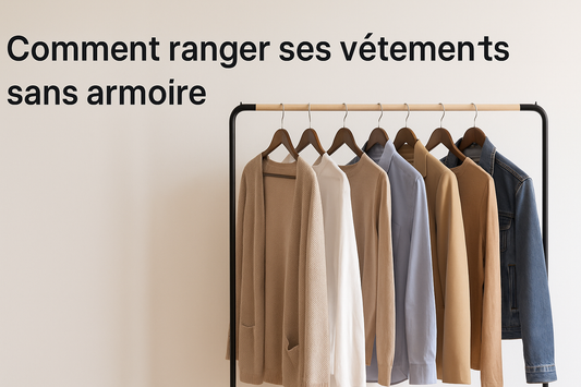 Comment ranger ses vêtements sans armoire